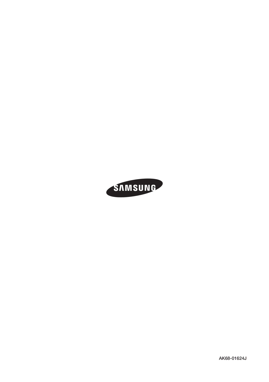 Samsung BD-P1500/EDC manual AK68-01624J 