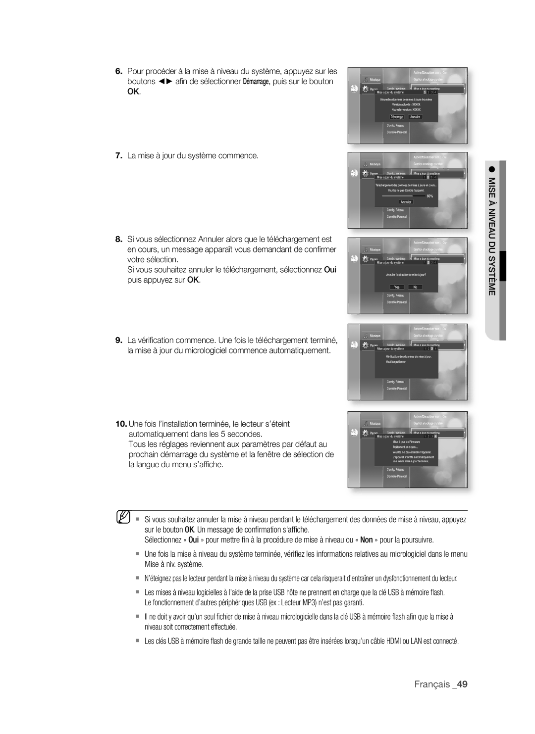 Samsung BD-P1500/UMG, BD-P1500/MEA manual 60% Annuler 