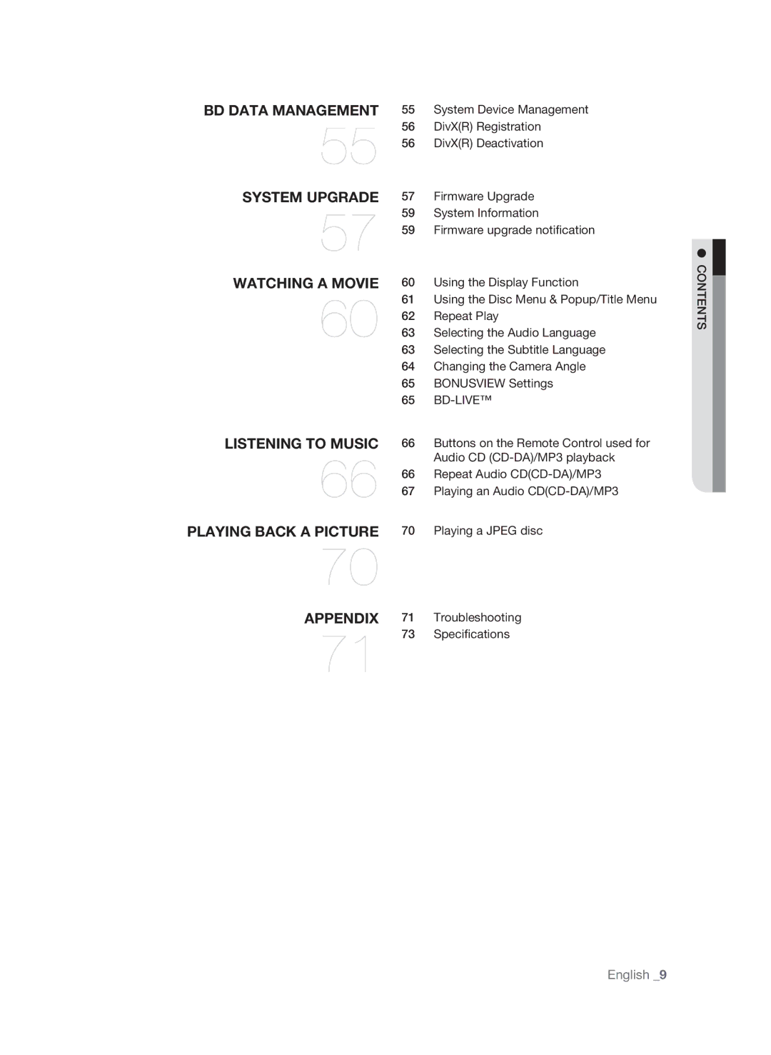 Samsung BD-P1600A/UMG, BD-P1600A/HAC, BD-P1600A/MEA manual Bd-Live 