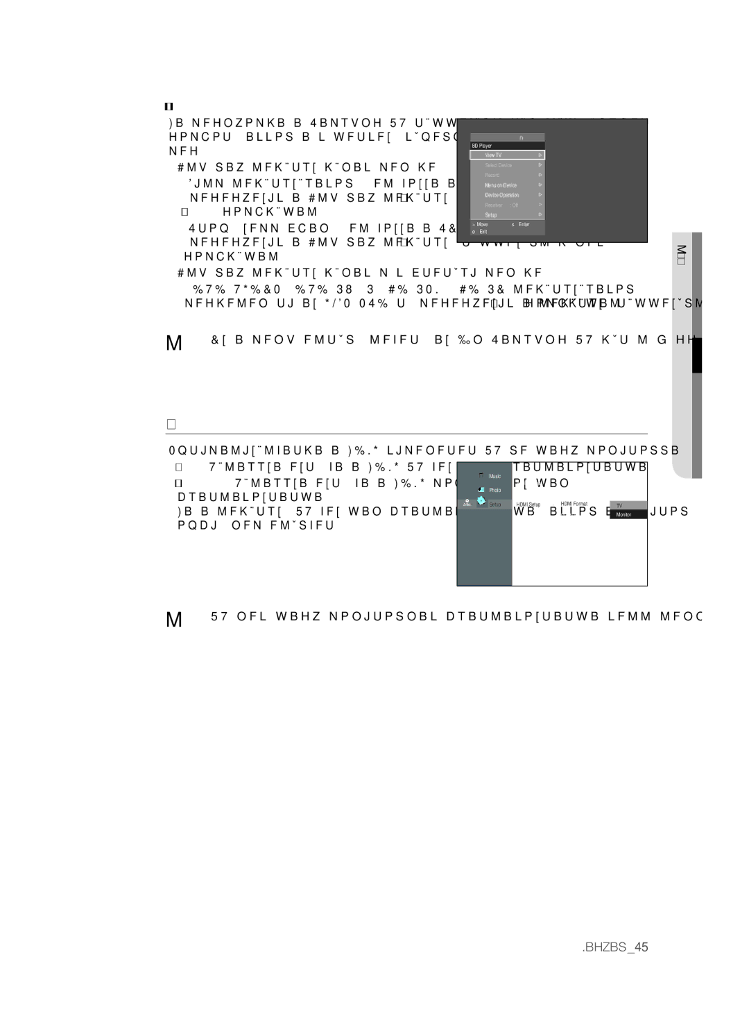 Samsung BD-P1600/EDC manual Monitor Válassza ezt, ha a Hdmi monitorhoz van, Csatlakoztatva, Opció nem elérhető, BeÁLLíTÁSA 