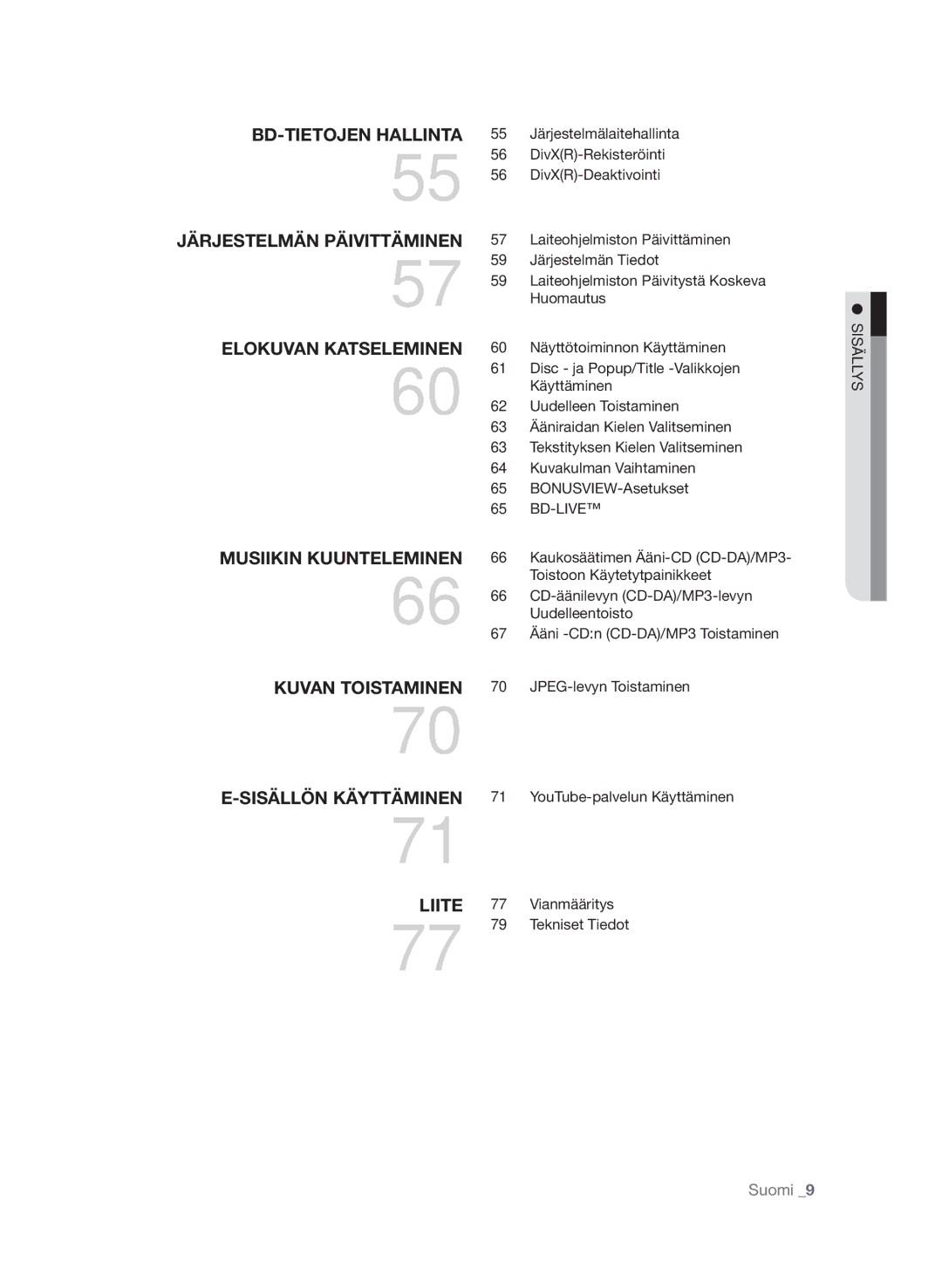 Samsung BD-P1600A/XEE, BD-P1650A/XEE manual Bd-Live 