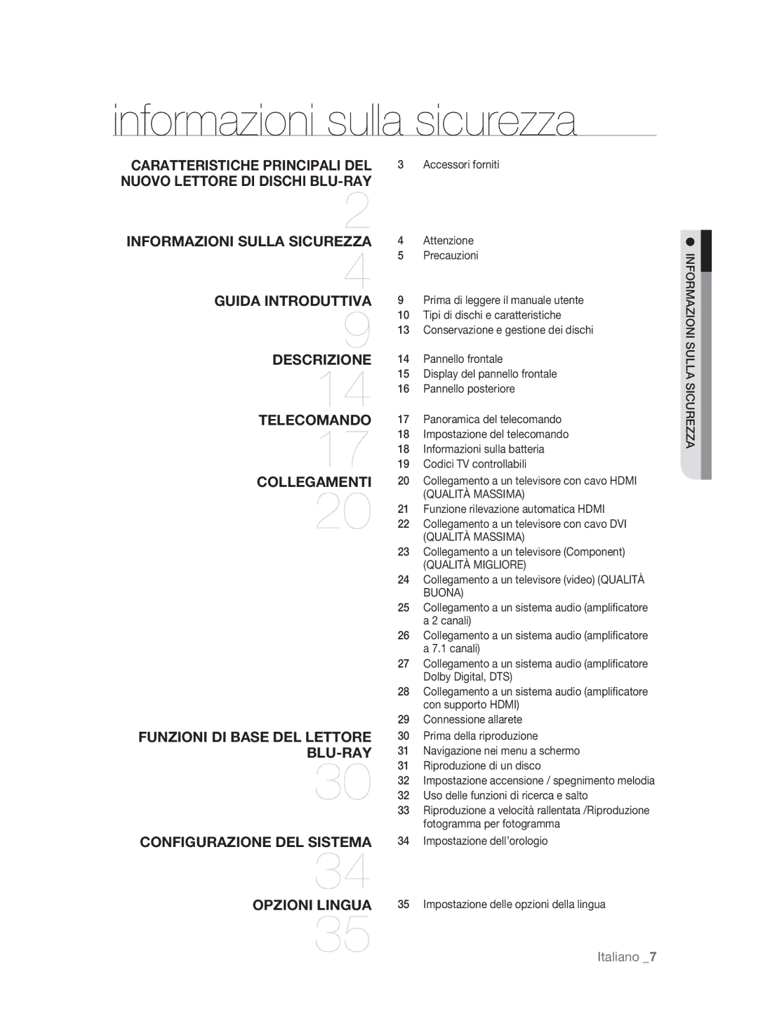 Samsung BD-P2500/XEF manual Qualità Migliore, Uso delle funzioni di ricerca e salto 