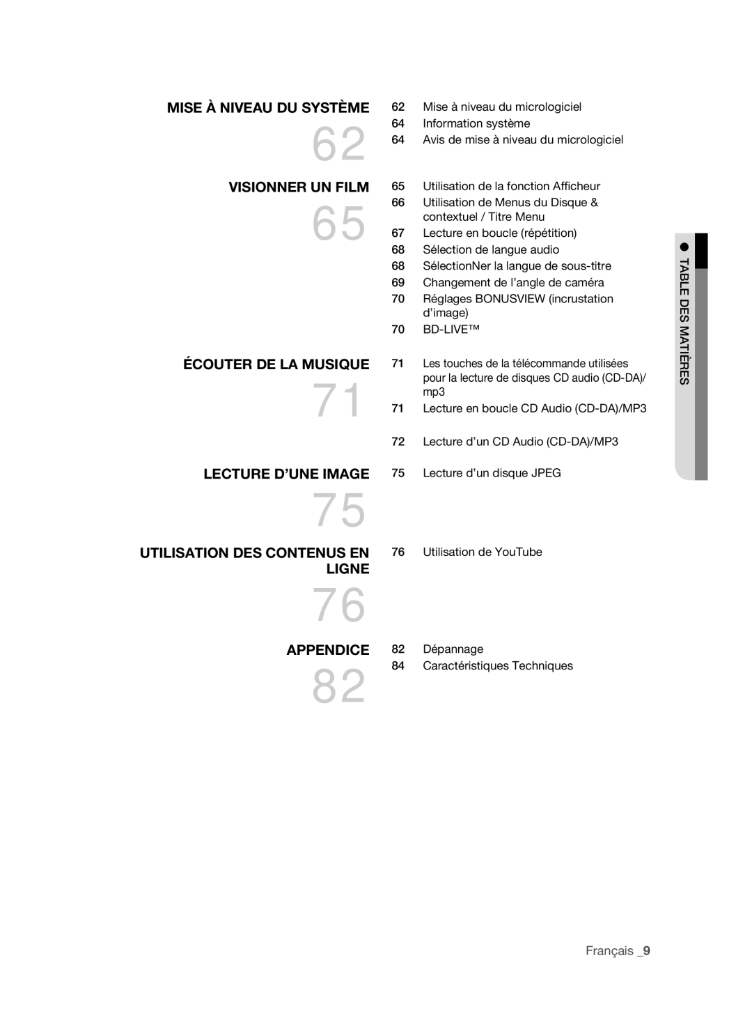 Samsung BD-P3600-XAC-0717, AK59-00104K user manual Bd-Live 