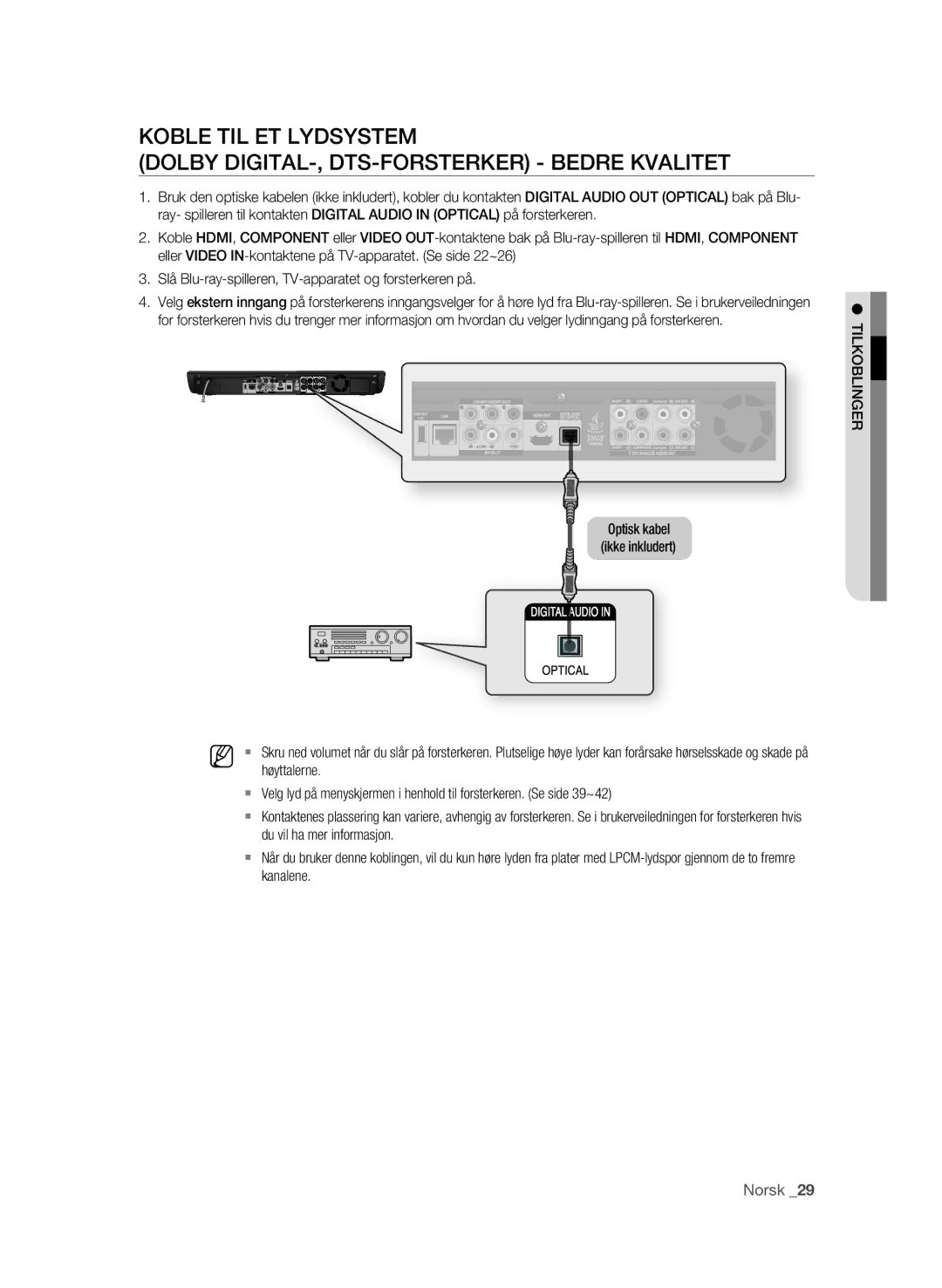 Samsung BD-P3600/XEE manual Kanalene 