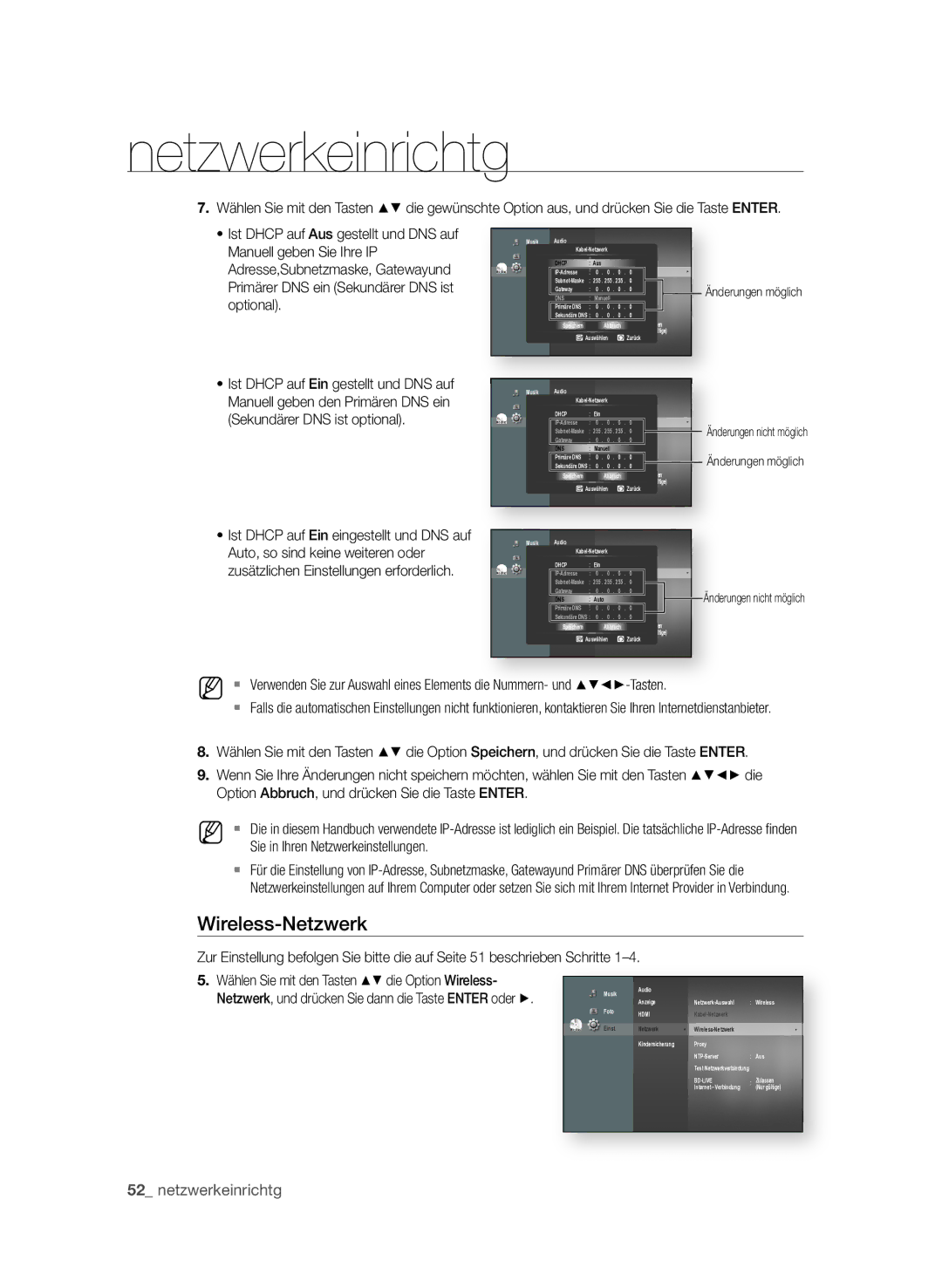 Samsung BD-P4610/XEG manual Auto, so sind keine weiteren oder, Zusätzlichen Einstellungen erforderlich 