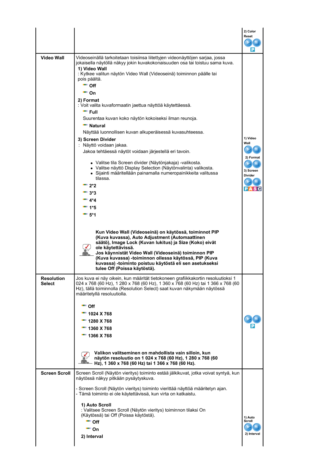 Samsung BE40PSNS/EDC, BE40TSNS/EDC, LS40BEPNSF/EDC manual Video Wall 