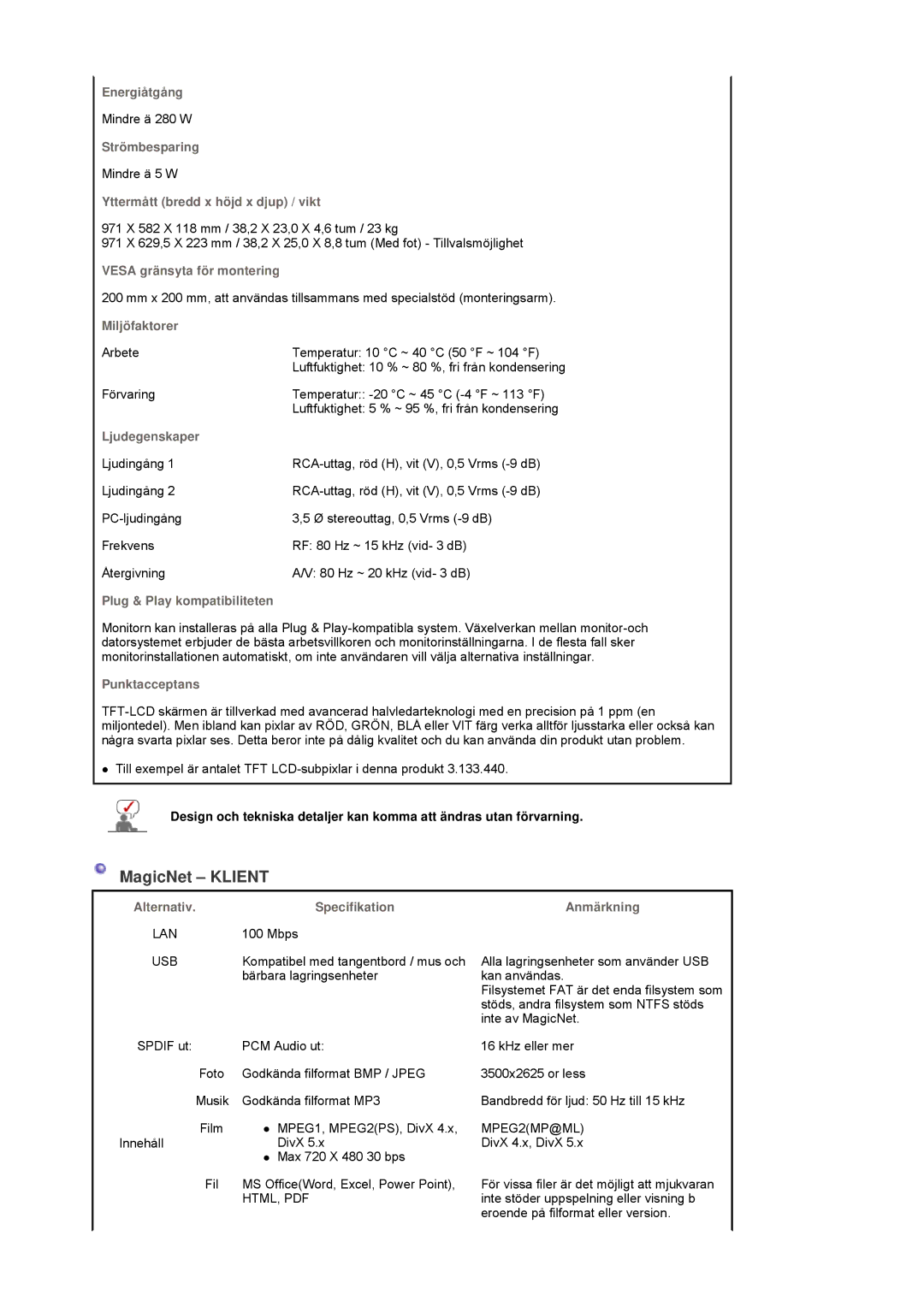 Samsung BE40PSNS/EDC, BE40TSNS/EDC, LS40BEPNSF/EDC manual MagicNet Klient 