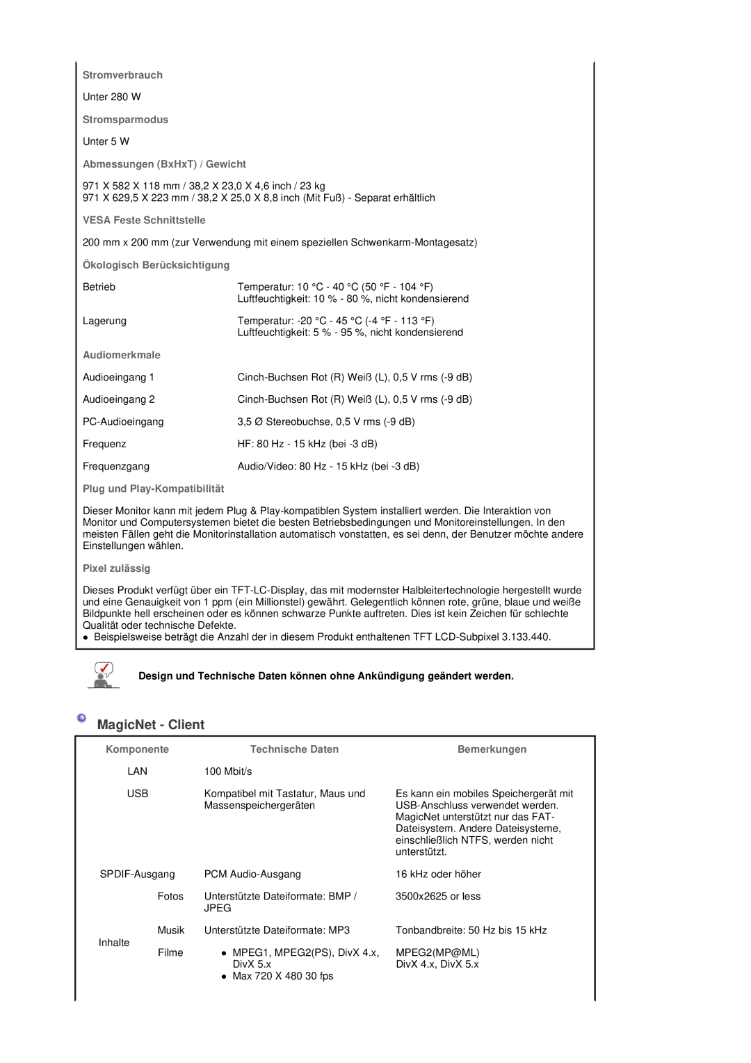 Samsung BE40TSNS/EDC, BE40PSNS/EDC manual MagicNet Client 