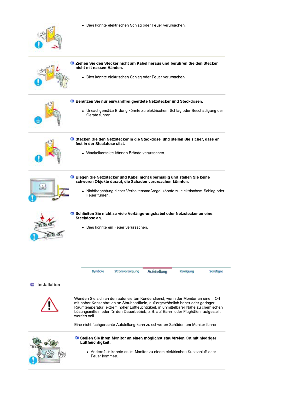 Samsung BE40TSNS/EDC, BE40PSNS/EDC manual Installation 