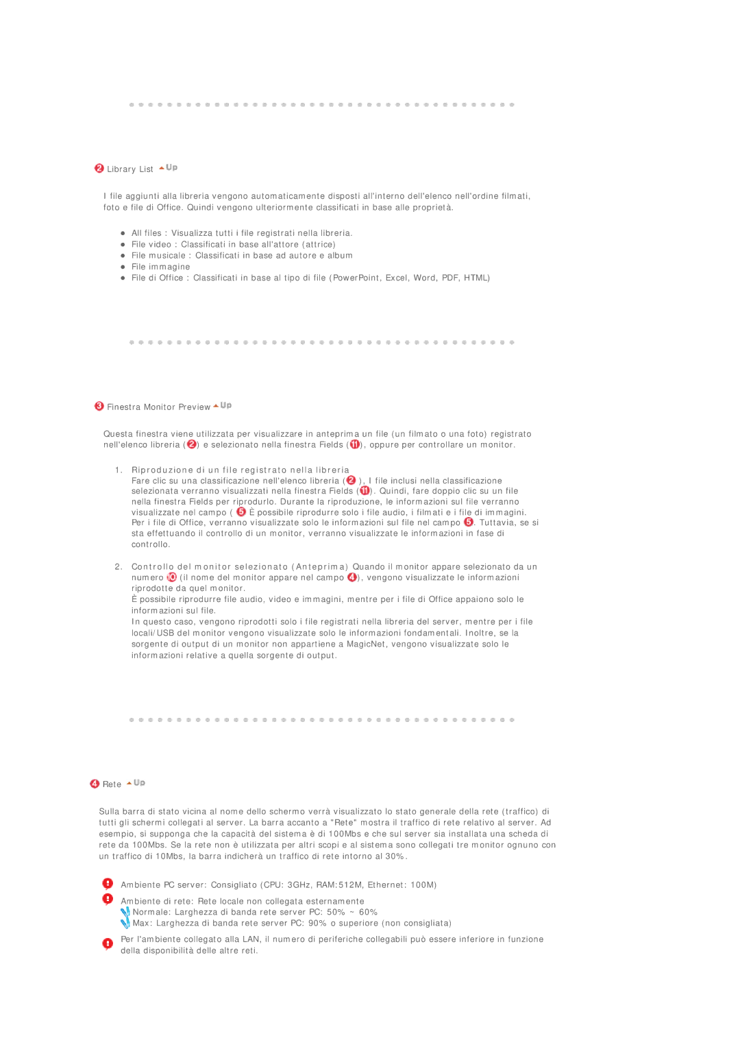 Samsung BE40PSNS/EDC, BE40TSNS/EDC manual Library List, Riproduzione di un file registrato nella libreria 