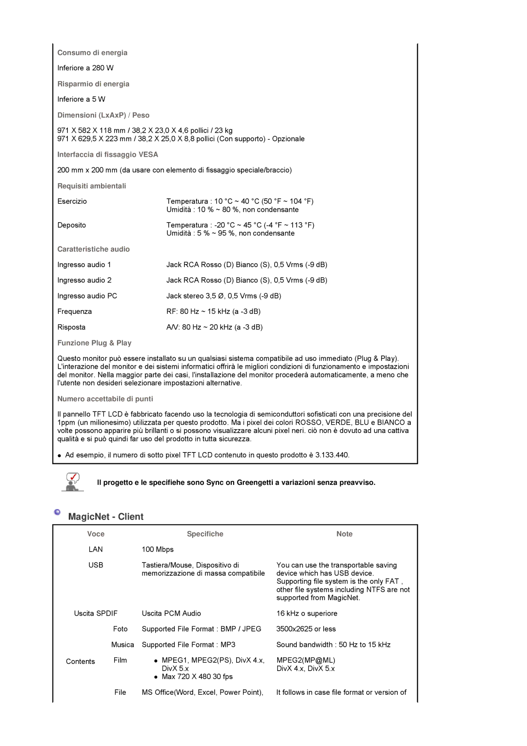 Samsung BE40TSNS/EDC, BE40PSNS/EDC manual MagicNet Client 