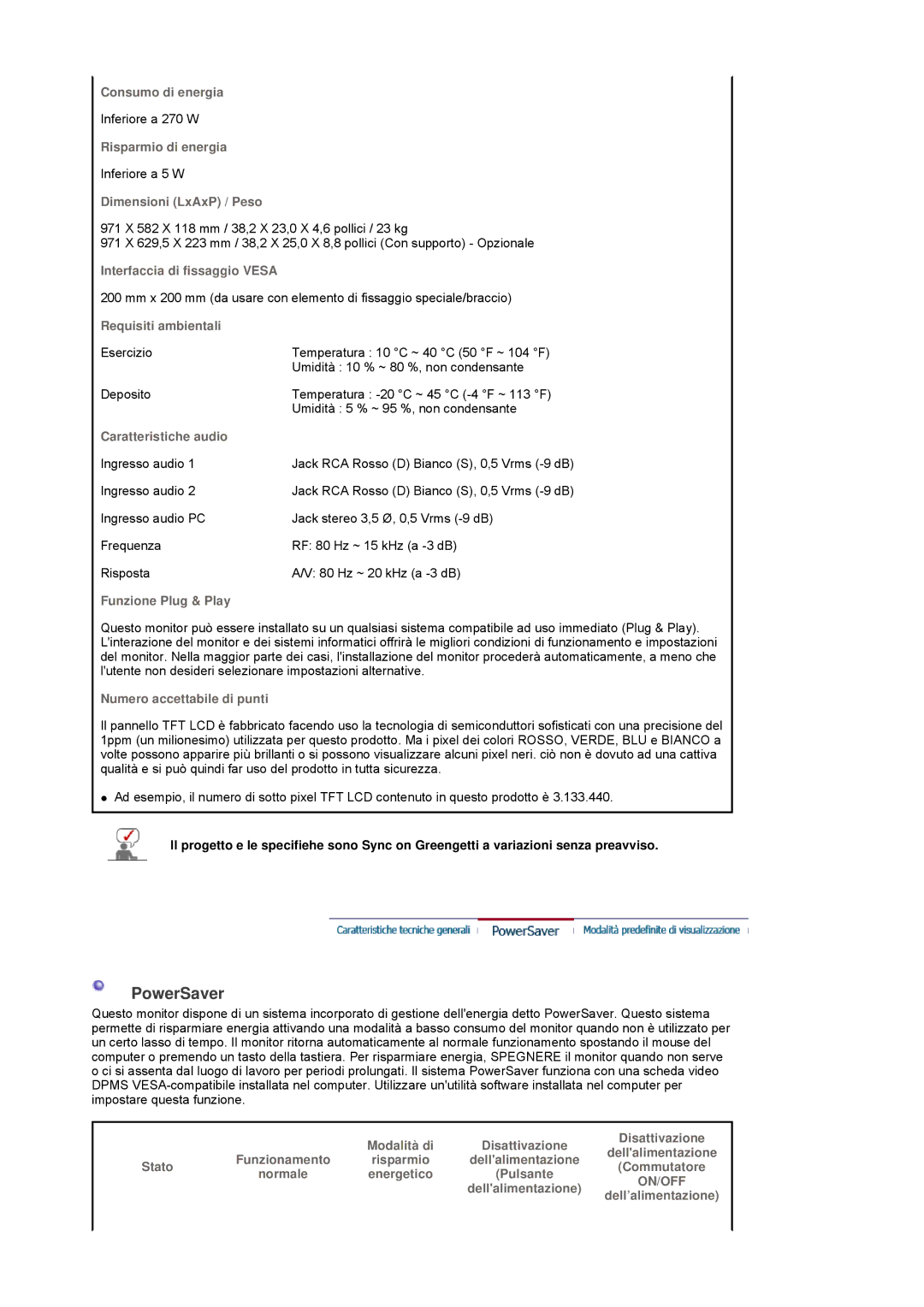 Samsung BE40TSNS/EDC, BE40PSNS/EDC manual Stato 