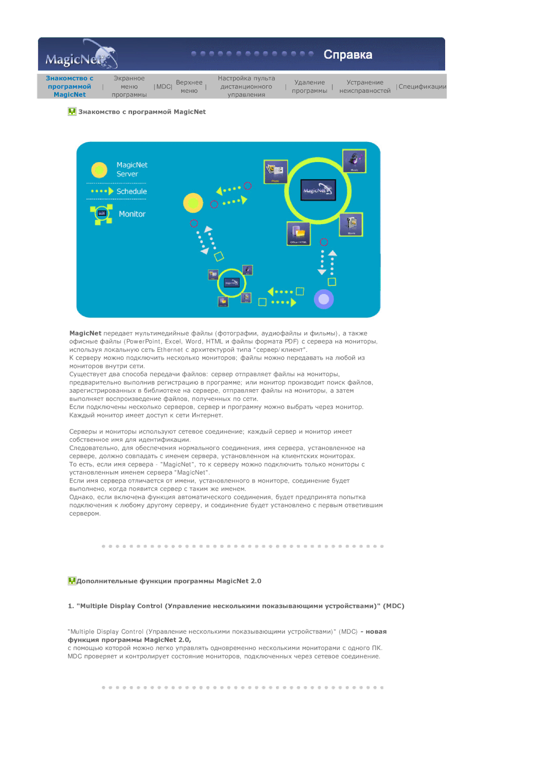 Samsung BE40PSNS/EDC, BE40TSNS/EDC manual ǮȕȈȒȖȔșȚȊȖ ș ȗȘȖȋȘȈȔȔȖȑ MagicNet 