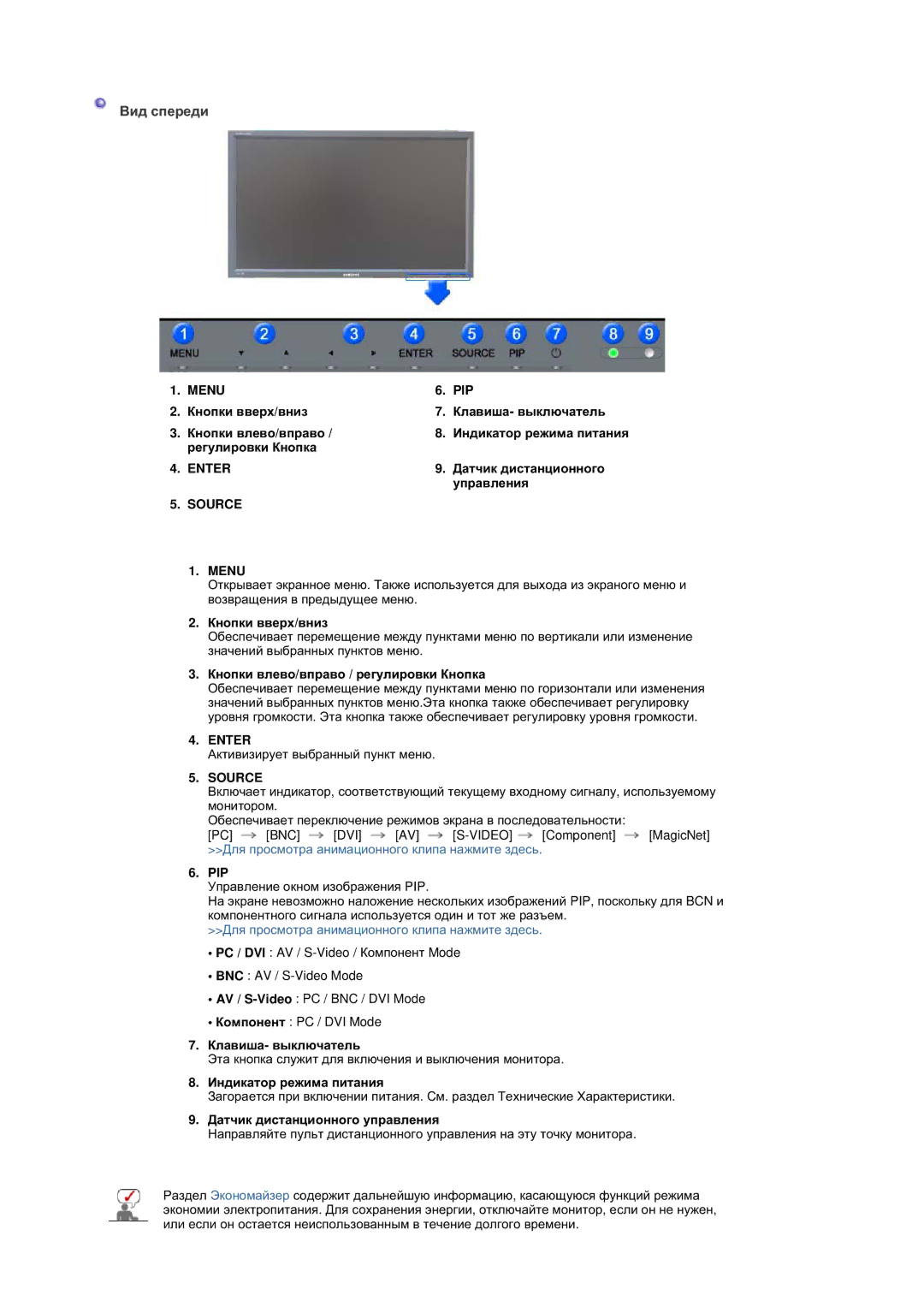 Samsung BE40PSNS/EDC, BE40TSNS/EDC manual Ȼɢɞ ɫɩɟɪɟɞɢ 