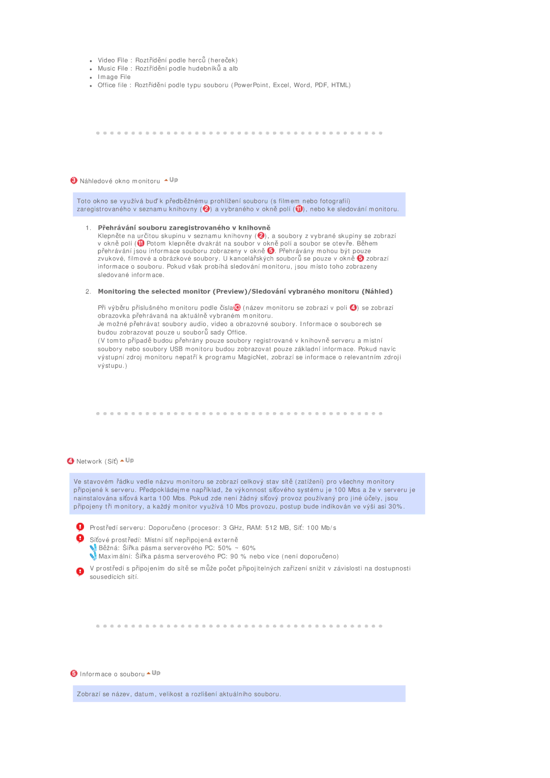 Samsung BE40PSNS/EDC manual PĜehrávání souboru zaregistrovaného v knihovnČ 