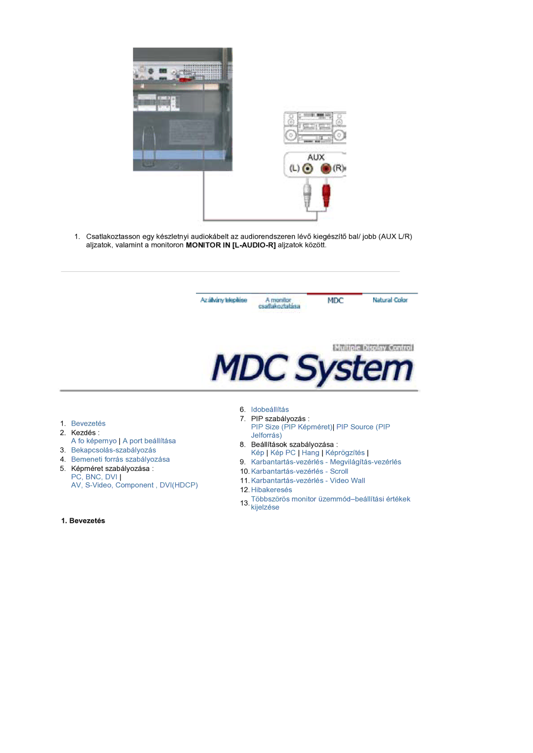 Samsung BE40PSNS/EDC manual PIP Size PIP KépméretPIP Source PIP 