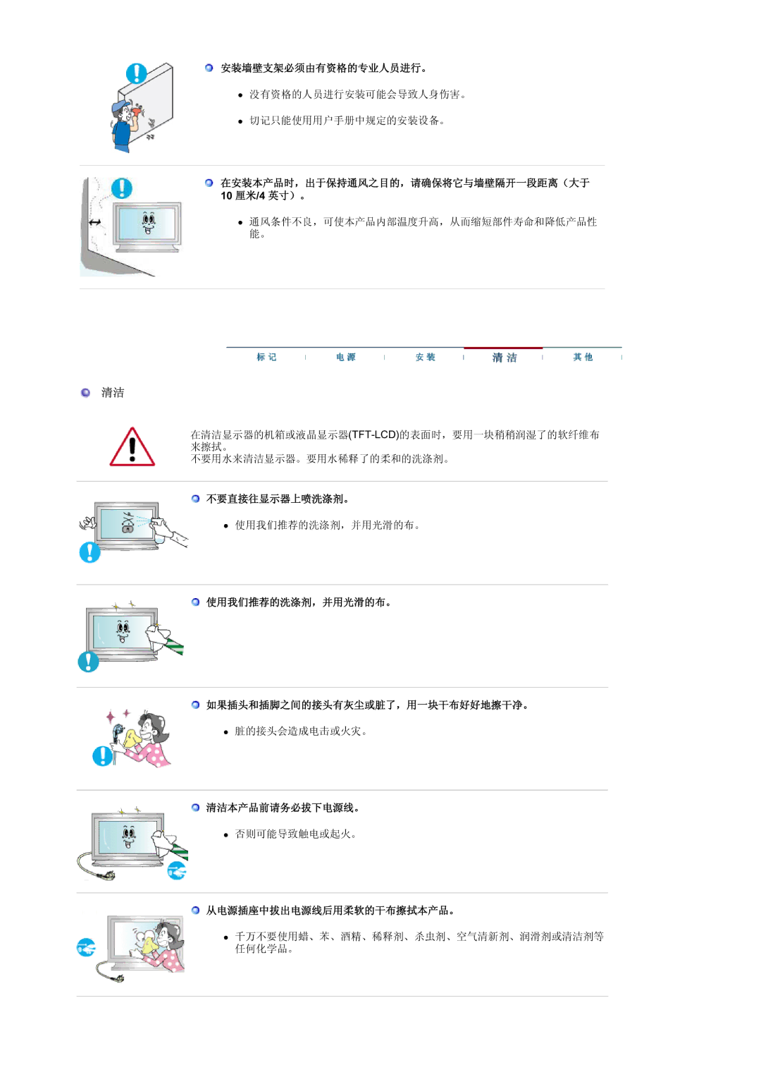 Samsung BE40PSNS/EDC manual Tft-Lcd 