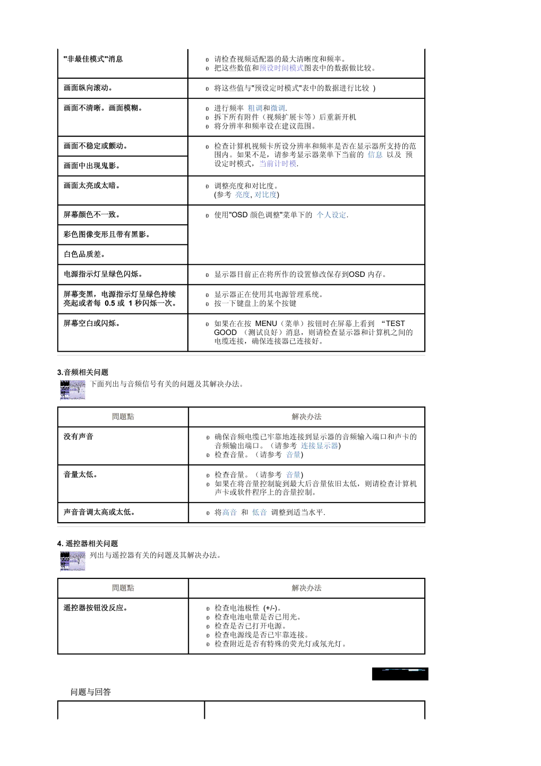 Samsung BE46TSNS/EDC, BE46PSNS/EDC manual 0.5 1 