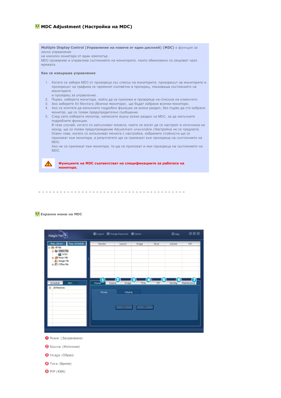 Samsung BE46TSNS/EDC manual ǱȈȒ șȍ ȐȏȊȢȘȠȊȈ țȗȘȈȊȓȍȕȐȍ, ǬȒȘȈȕȕȖ ȔȍȕȦ ȕȈ MDC 