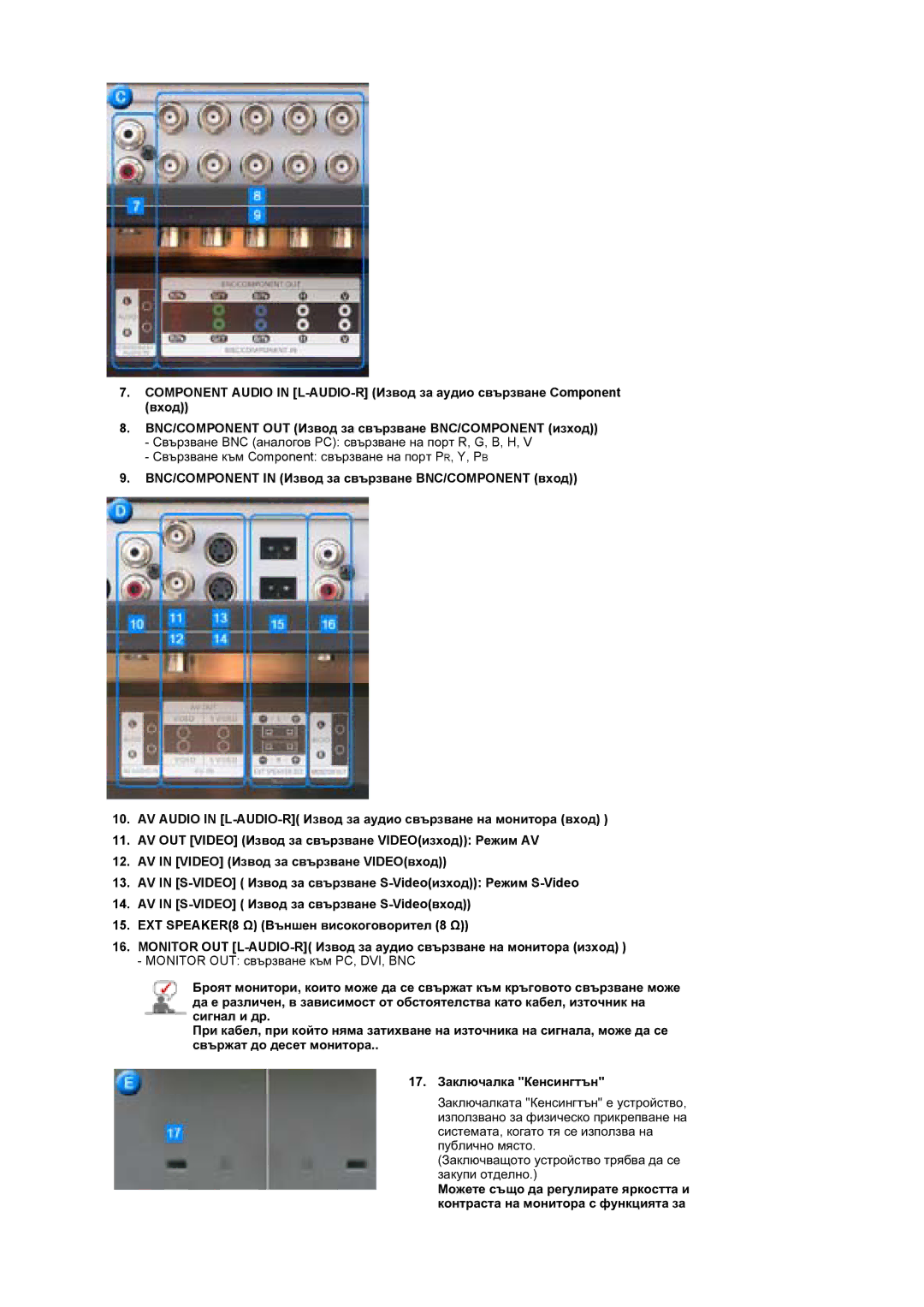 Samsung BE46TSNS/EDC manual 