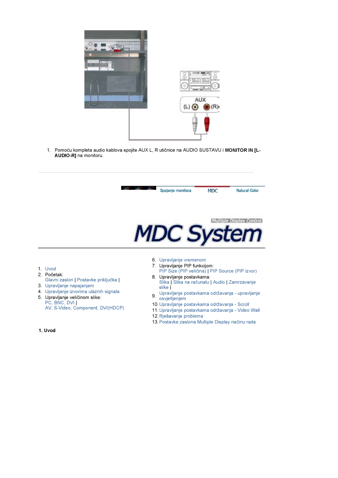 Samsung BE46TSNS/EDC manual Uvod 