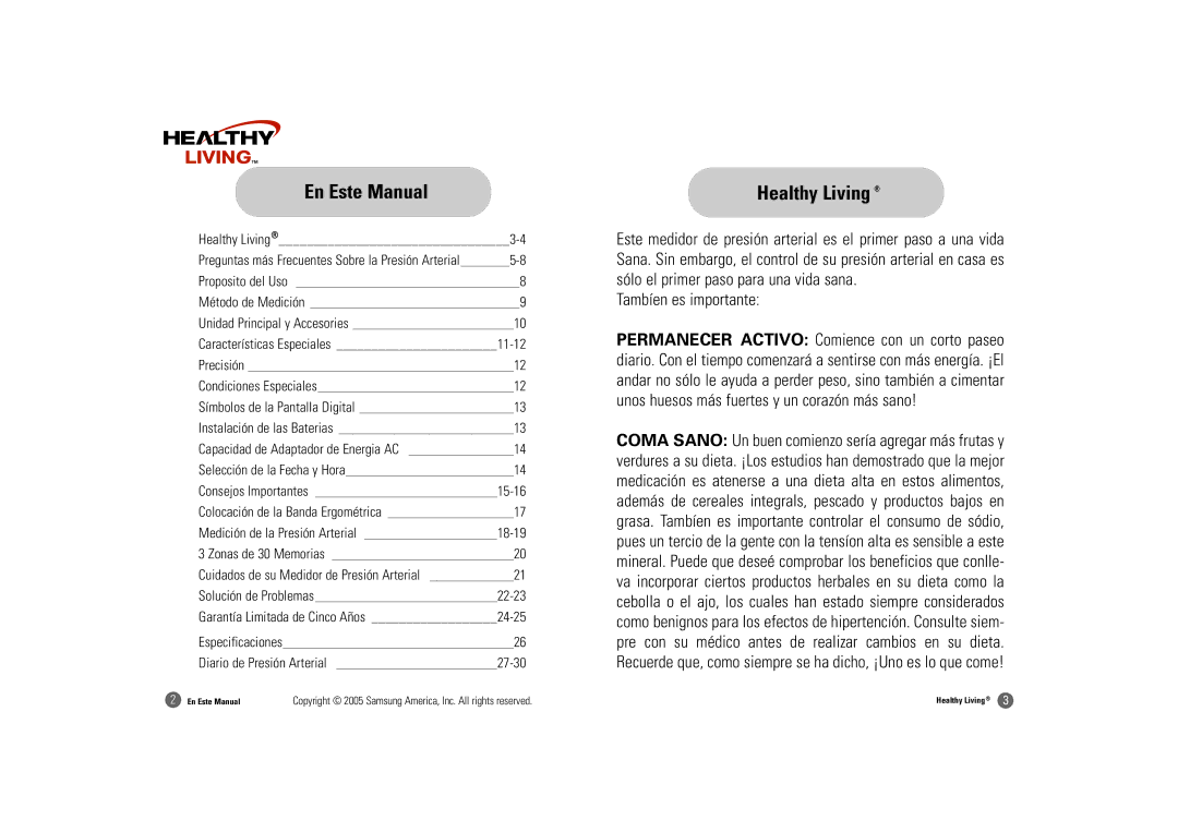 Samsung BF-180M owner manual En Este Manual, Tambíen es importante 