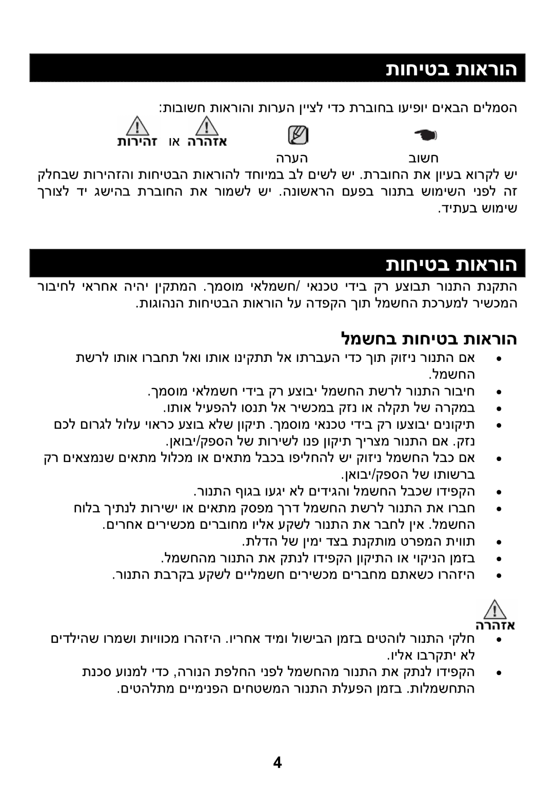 Samsung BF1N4T094/SLI, BF1N4T095/SLI manual למשחב תוחיטב תוארוה 