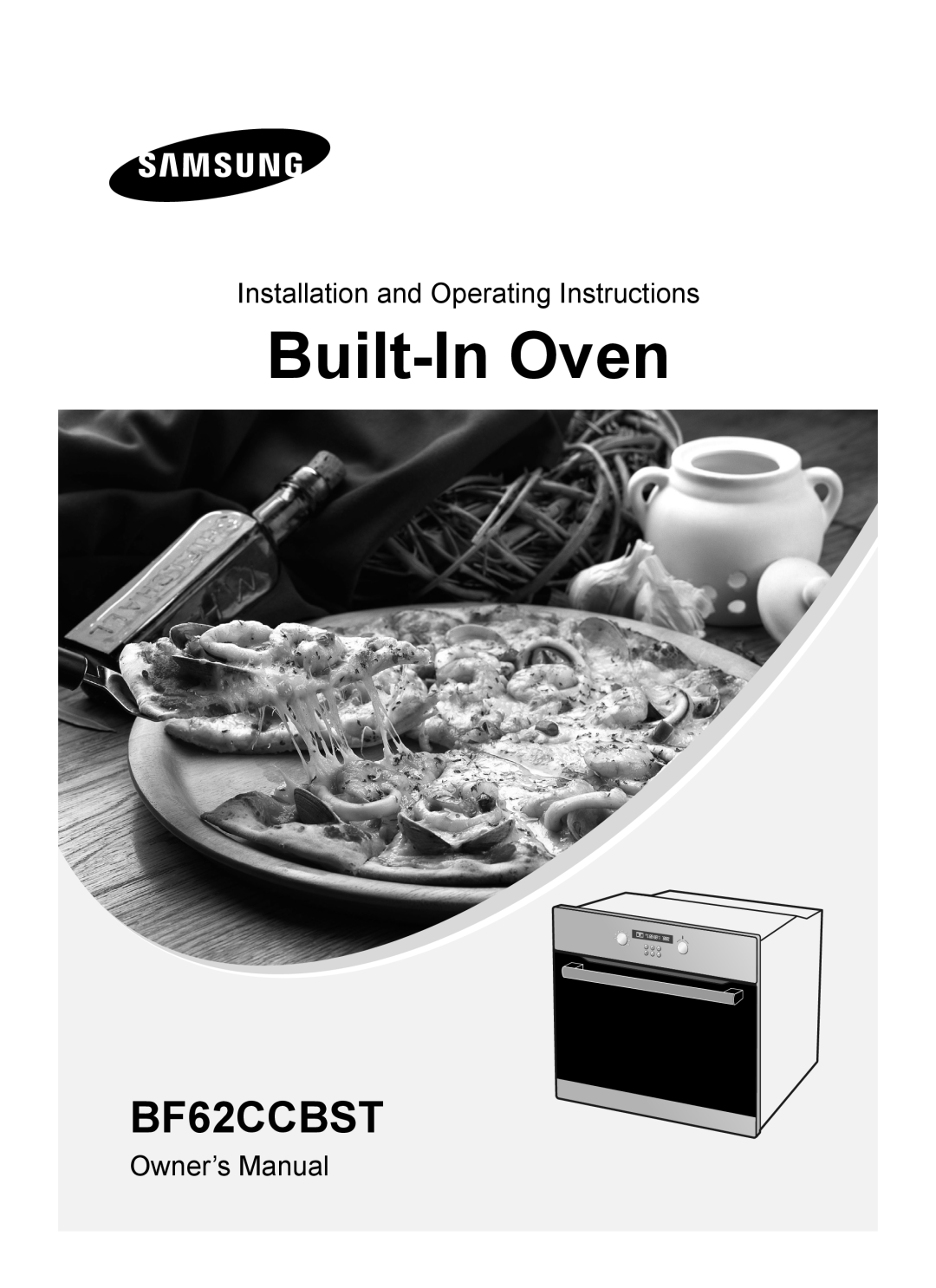 Samsung BF62CCBST owner manual Built-InOven, Installation and Operating Instructions 