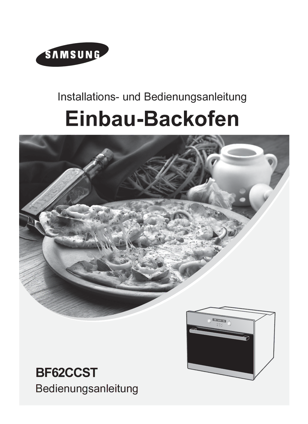 Samsung BF62CCST/XEG manual Einbau-Backofen 