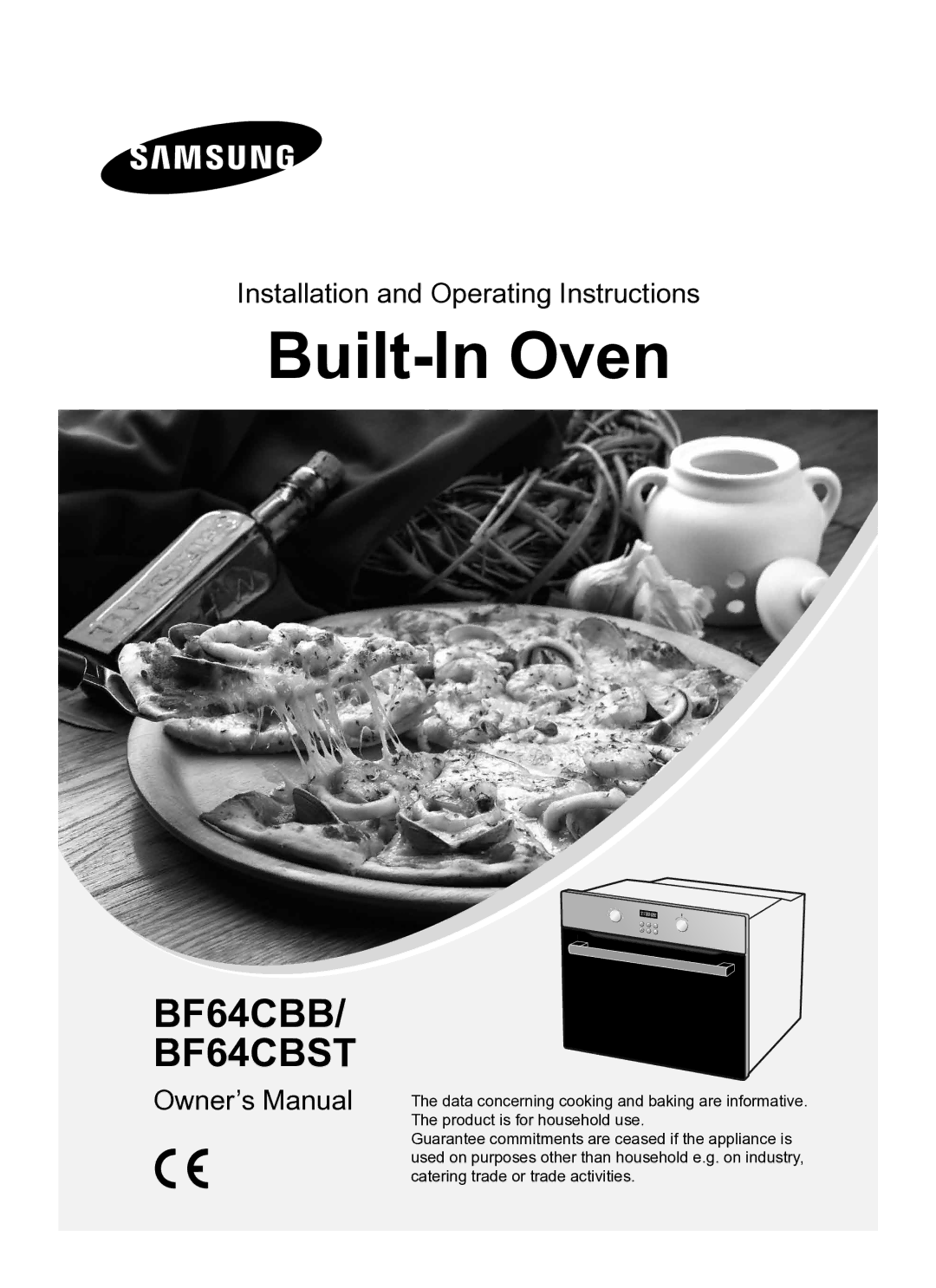 Samsung BF64CBST/XEH manual Built-In Oven 