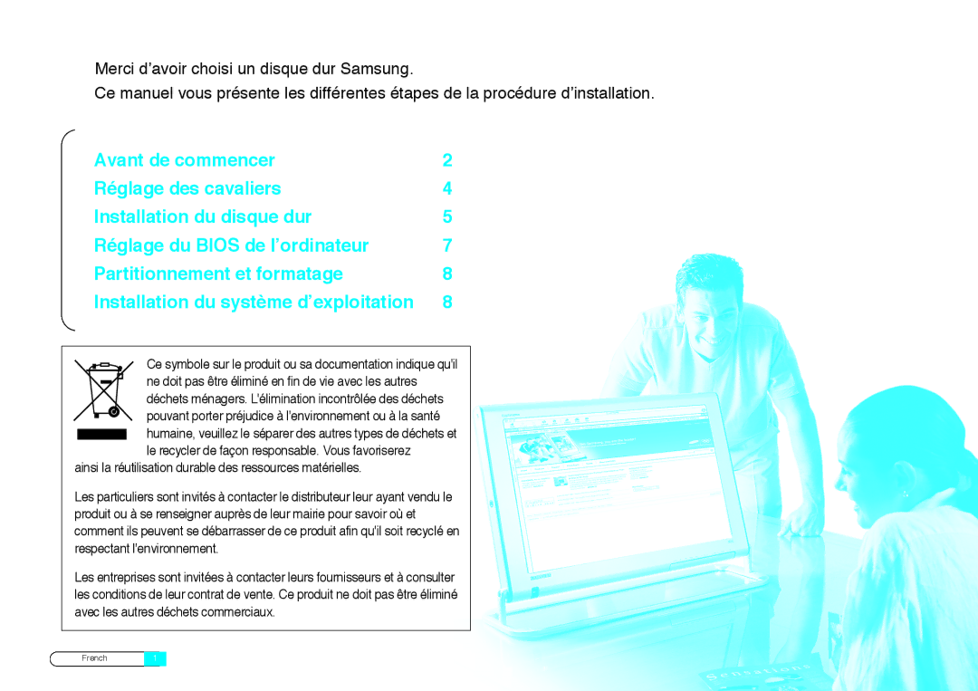 Samsung BF68-00160B manual Ce symbole sur le produit ou sa documentation indique quil 