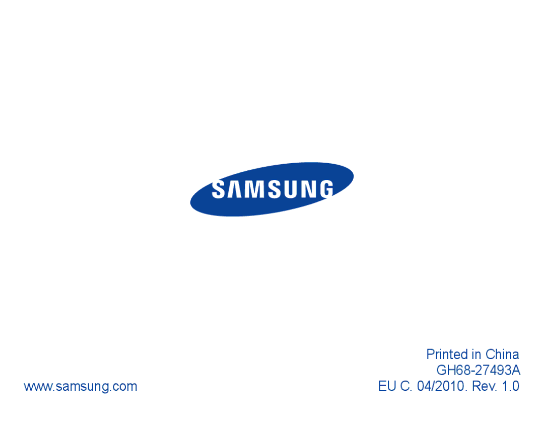 Samsung BHF1000VBECXET, BHF1000VBECXEF, BHF1000VMECFOP, BHF1000VBECFOP, BHF1000VBECXSG, BHF1000VBEGJED manual GH68-27493A 