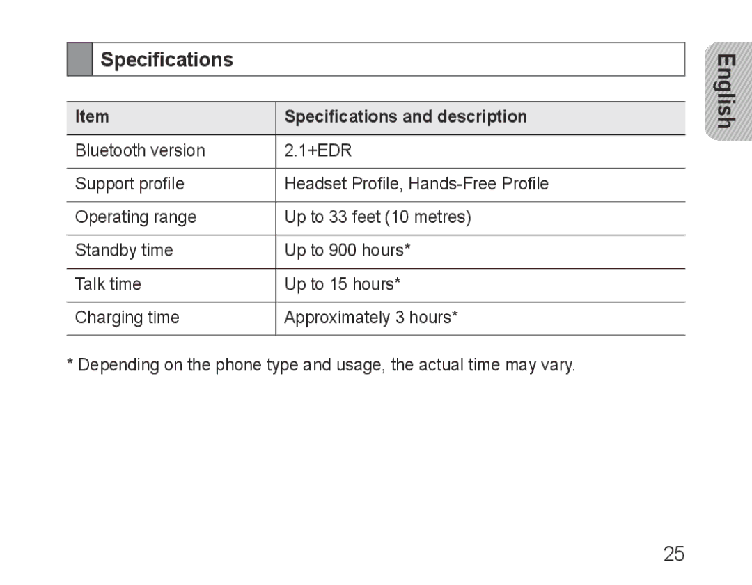 Samsung BHF1000VBECSEB, BHF1000VBECXEF, BHF1000VBECXET, BHF1000VMECFOP, BHF1000VBECFOP Specifications and description 