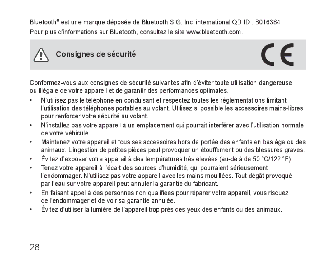 Samsung BHF1000VBECXEF, BHF1000VBECXET, BHF1000VMECFOP, BHF1000VBECFOP, BHF1000VBECXSG, BHF1000VBEGJED Consignes de sécurité 