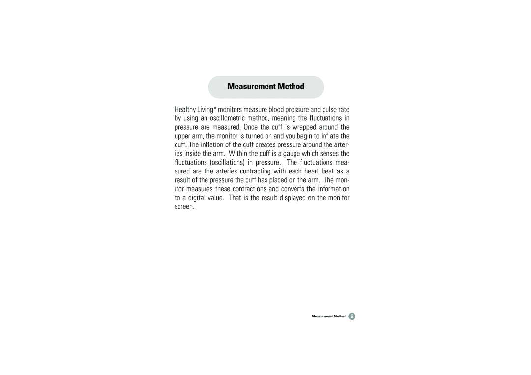 Samsung BHM-1008 owner manual Measurement Method 