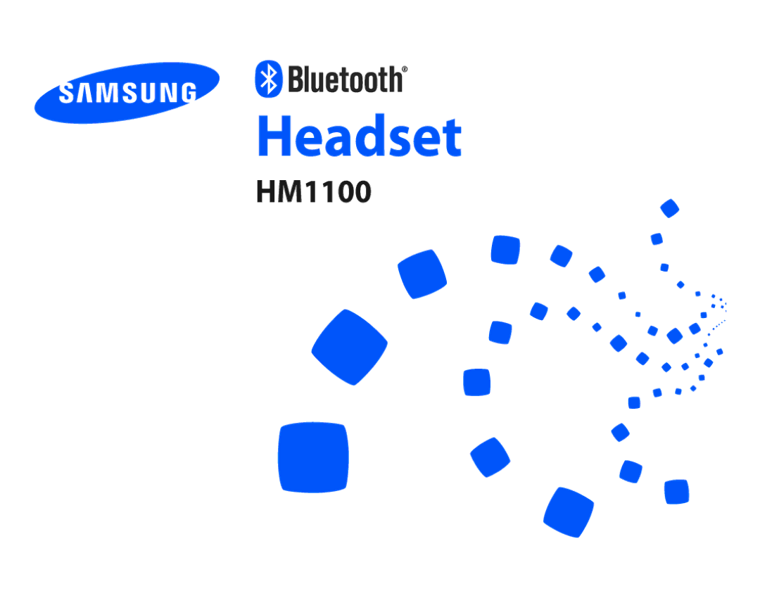 Samsung BHM1100NBEGXET, BHM1100EBEGXEF, BHM1100EBEGXET, BHM1100EBEGFOP, BHM1100EBEGCRO, BHM1100EBEGXEH manual Headset 