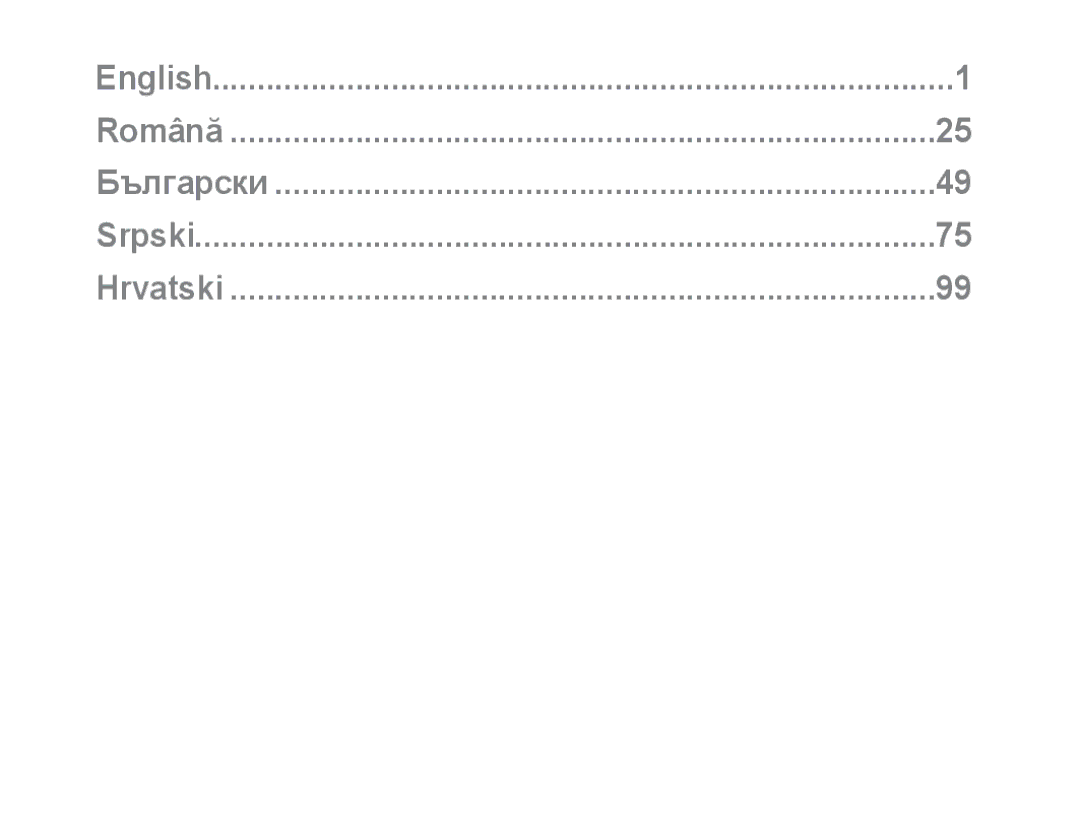 Samsung BHM1100EBEGXET, BHM1100EBEGXEF, BHM1100NBEGXET, BHM1100EBEGFOP manual English Română Български Srpski Hrvatski 