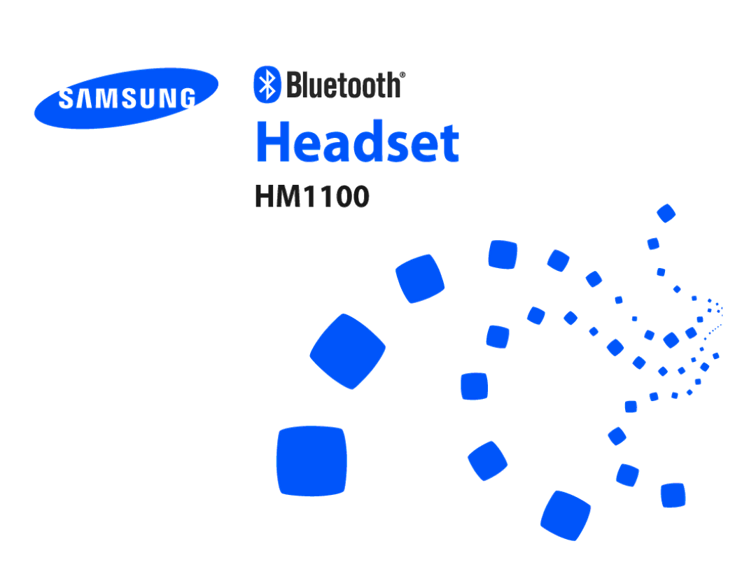 Samsung BHM1100NBEGXET, BHM1100EBEGXEF, BHM1100EBEGXET, BHM1100EBEGFOP, BHM1100EBEGCRO, BHM1100EBEGXEH manual Headset 