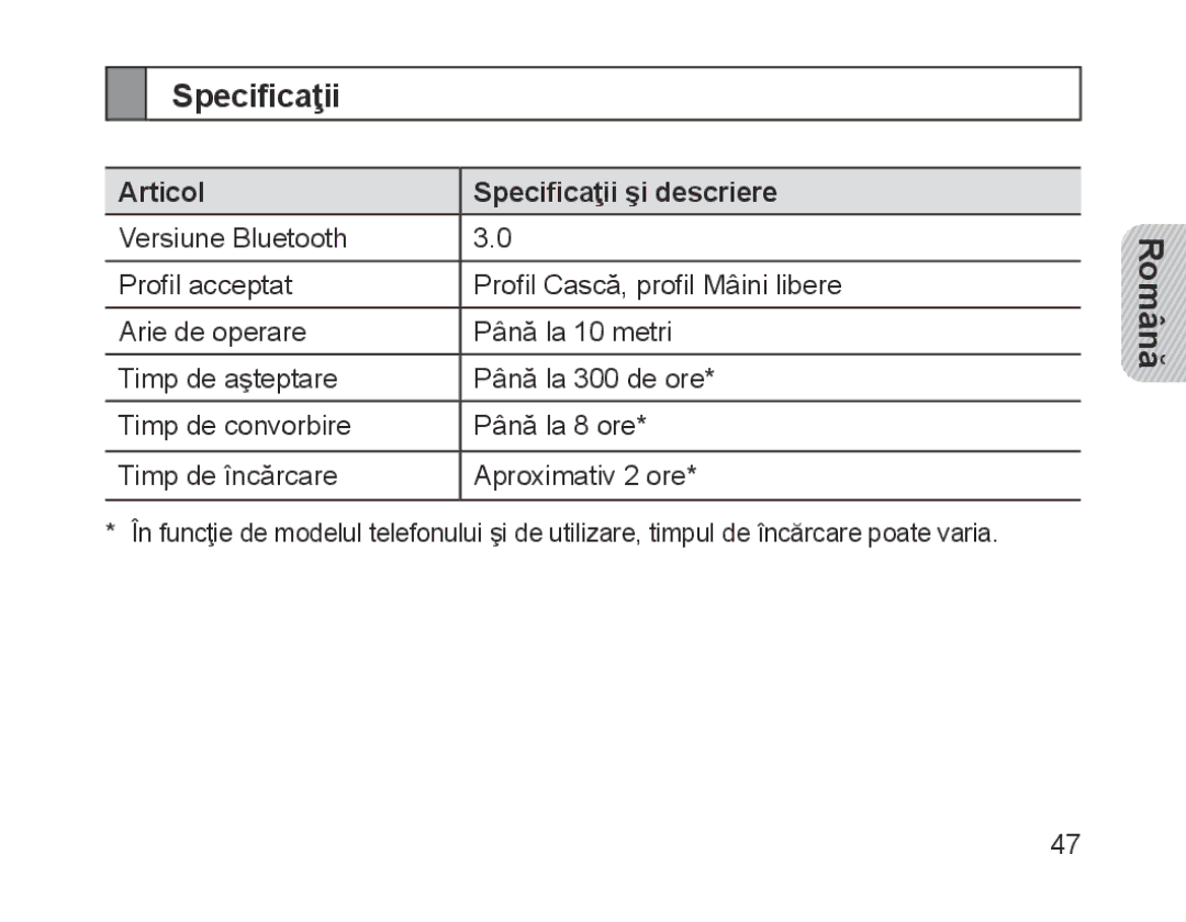 Samsung BHM1200EBEGXEB, BHM1200EBEGXEF, BHM1200EBEGXET, BHM1200EBEGXEH, BHM1200EBEGEUR Articol Specificaţii şi descriere 