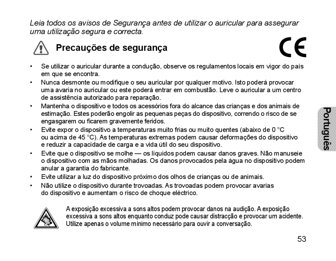 Samsung BHM1200EBEGXET, BHM1200EBEGXEF, BHM1200EBEGXEH, BHM1200EBEGEUR, BHM1200EBEGXEB, BHM1200NBEBHAT Precauções de segurança 