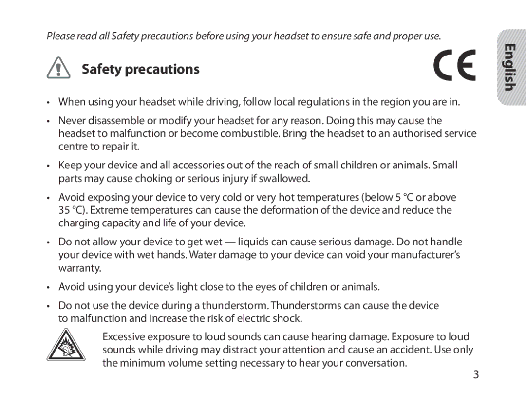 Samsung BHM1300UREGKSA, BHM1300EKEGXEG, BHM1300EREGXEG, BHM1300EWEGXEG, BHM1300EBEGXEG, BHM1300EWEGXSG manual Safety precautions 