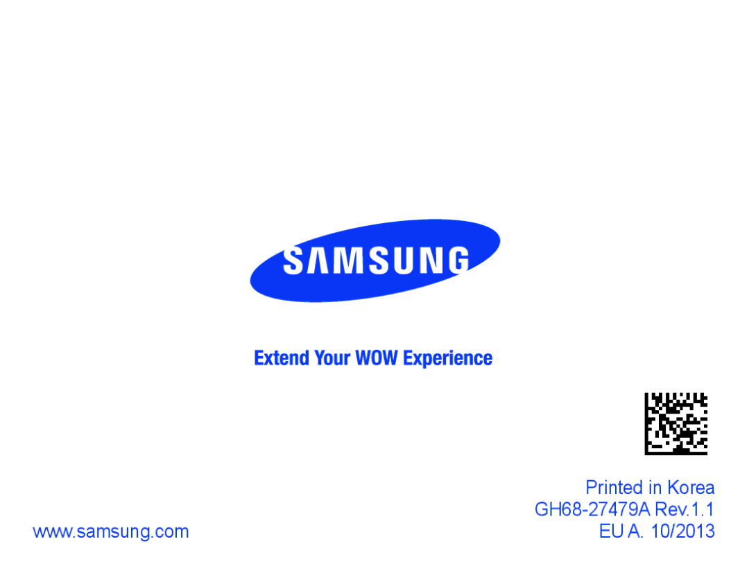 Samsung BHM1500EBECTUR, BHM1500EBECXEF, BHM1500EBECXET, BHM1500EBECFOP, BHM1500EBECXSG, BHM1500JBECJED manual EU a /2013 