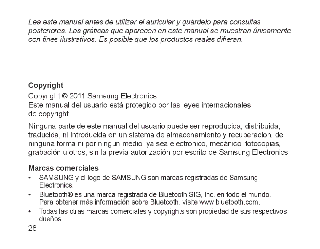 Samsung BHM1700EDECXEH, BHM1700VDECXEF, BHM1700VPECXEF, BHM1700EDECXEF, BHM1700EBECXEF manual Copyright, Marcas comerciales 