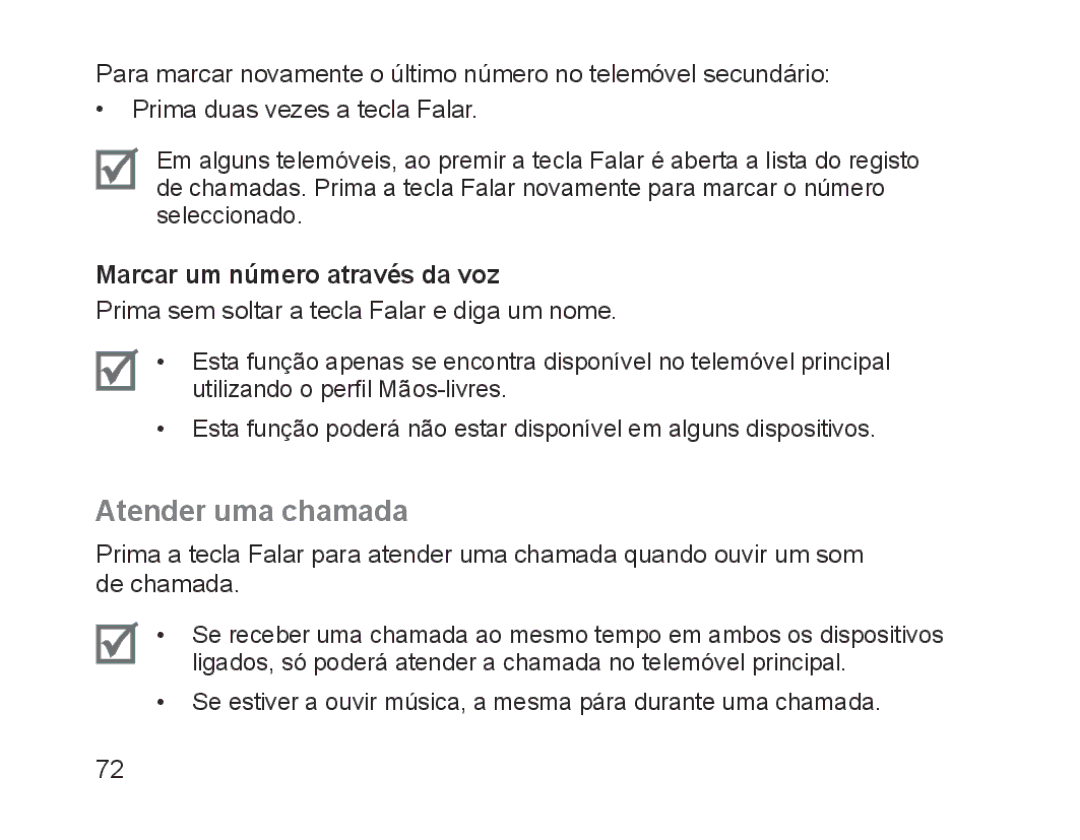 Samsung BHM1700VDECXEE, BHM1700VDECXEF, BHM1700VPECXEF, BHM1700EDECXEF Atender uma chamada, Marcar um número através da voz 