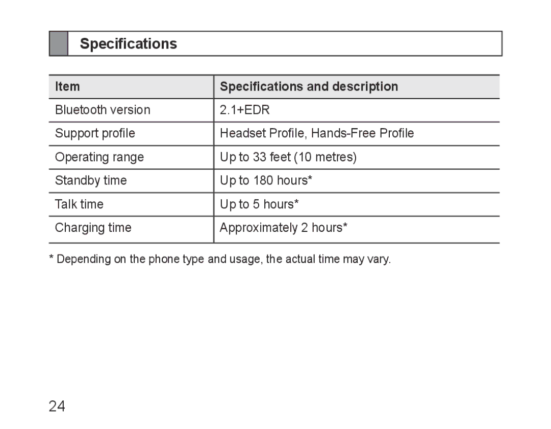 Samsung BHM3200EDECXEH, BHM3200EDECXEF, BHM3200EDECFOP, BHM3200EDECXEE, BHM3200EDECEUR Specifications and description 