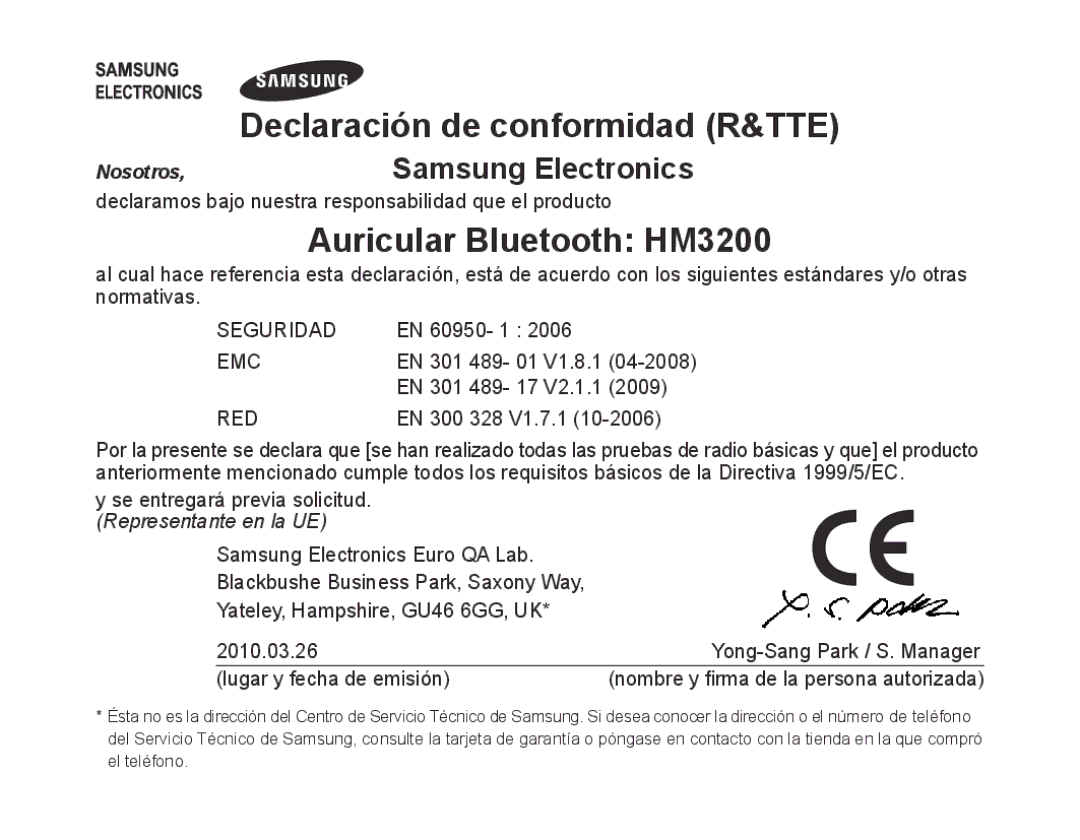 Samsung BHM3200EDECSER, BHM3200EDECXEF, BHM3200EDECFOP, BHM3200EDECXEH, BHM3200EDECXEE manual Auricular Bluetooth HM3200 