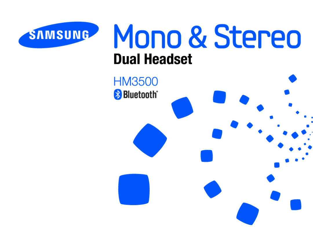 Samsung BHM3500EBECFOP, BHM3500EWECFOP manual 