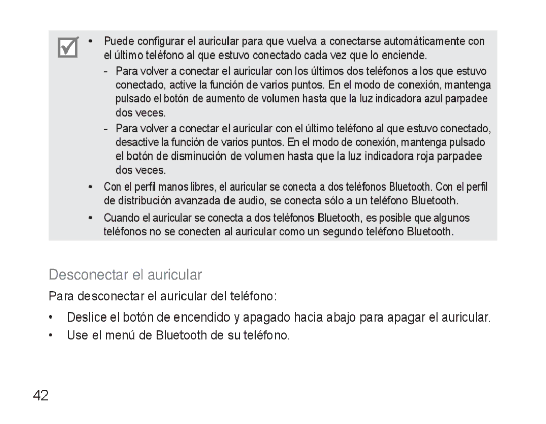 Samsung BHM3500EWECFOP, BHM3500EBECFOP manual Desconectar el auricular 