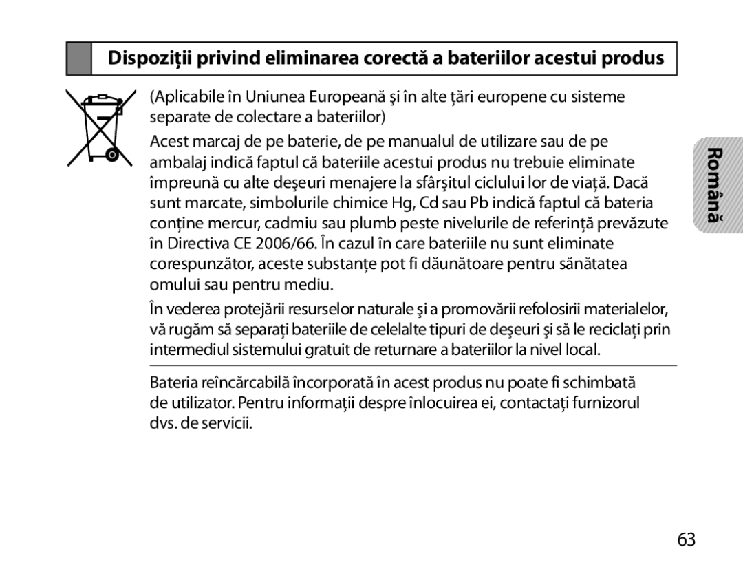 Samsung BHM3700EDEGXEF, BHM3700EDECXEF, BHM3700EDECXEH, BHM3700EDEGXEH, BHM3700EDRCSER manual Română 