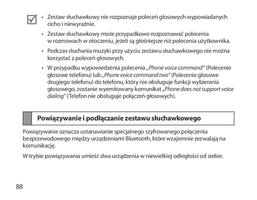 Samsung BHM3700EDEGXEF, BHM3700EDECXEF, BHM3700EDECXEH, BHM3700EDEGXEH manual Powiązywanie i podłączanie zestawu słuchawkowego 